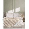 Nima Home Κουβέρτα Υπέρδιπλη 220x240 - Carezza Ivory Εκρού