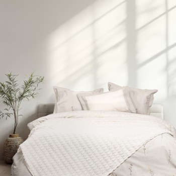 Nima Home Κουβέρτα Υπέρδιπλη 220x240 - Savara Ivory Εκρού