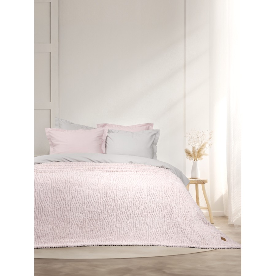 Nima Home Κουβέρτα Υπέρδιπλη 220x240 - Serenus Nude Pink Ροζ