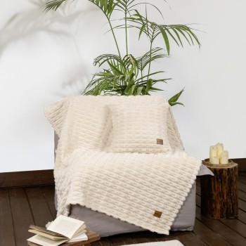 Nima Home Κουβέρτα καναπέ 130x170 - Savara Light Beige Μπεζ