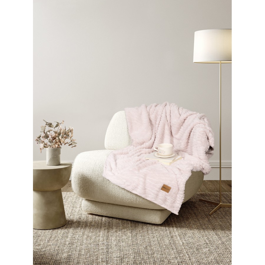 Nima Home Κουβέρτα καναπέ 130x170 - Serenus Nude Pink Ροζ