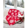 Nima Home Κουβέρτα καναπέ 130x170 - Snowtime Κόκκινο, Λευκό