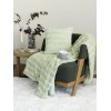Nima Home Κουβέρτα καναπέ 130x170 - Weave Mint Μέντα