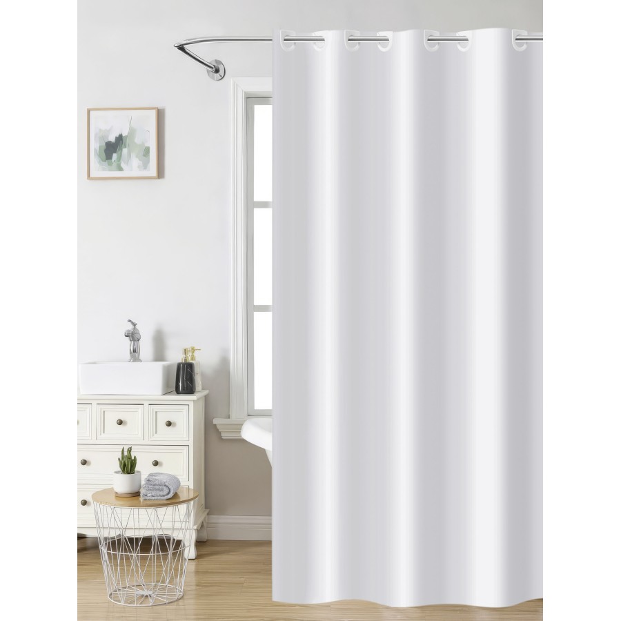 Nima Home Κουρτίνα Μπάνιου 180x200 - White Λευκό