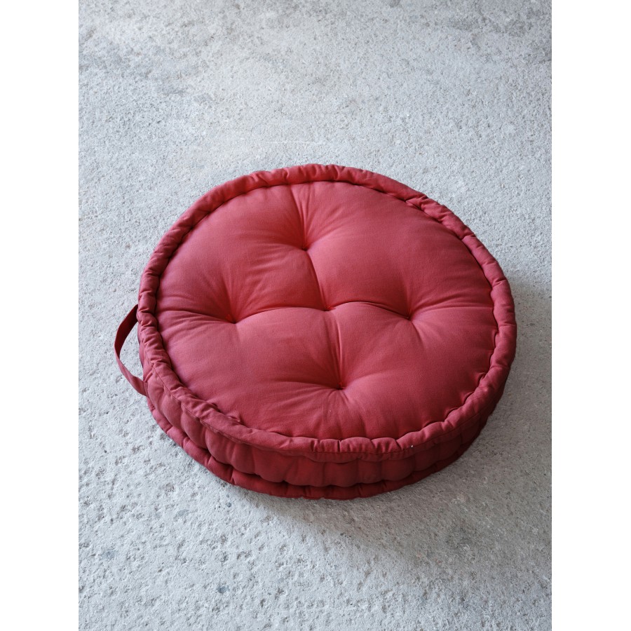 Nima Home Μαξιλάρα Δαπέδου 60x60x15 - Hola Red Κόκκινο