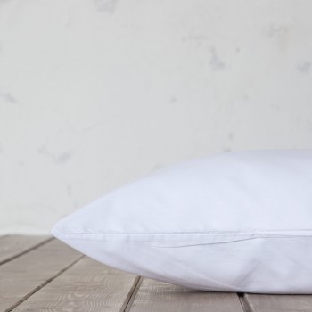 Nima Home Μαξιλαροθήκες Unicolors - White Λευκό