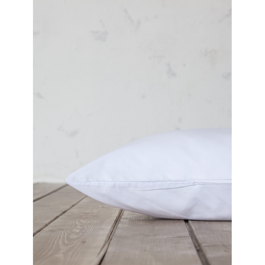 Nima Home Μαξιλαροθήκες Unicolors - White Λευκό