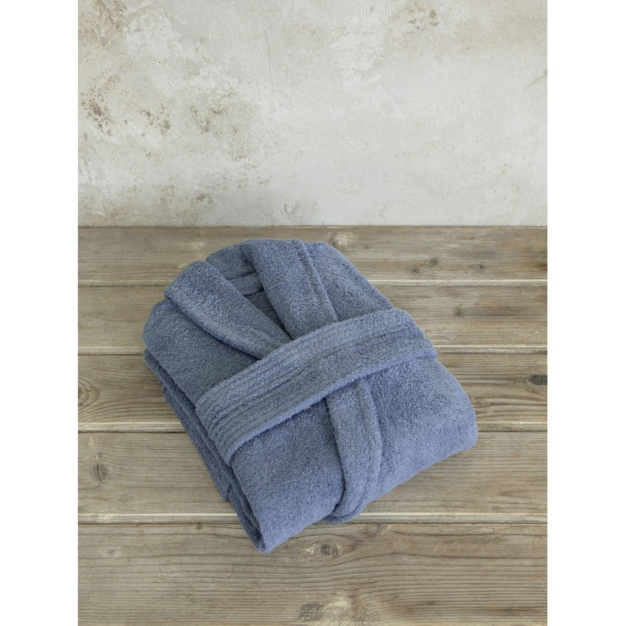 Nima Home Μπουρνούζι Asana - Small - Smoke Blue Μπλε