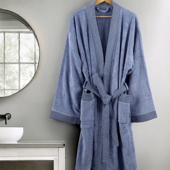 Nima Home Μπουρνούζι Kimono - Large - Reiven Μπλε