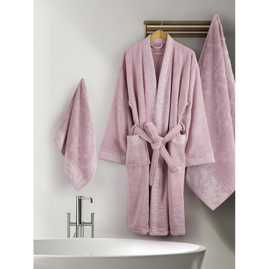 Nima Home Μπουρνούζι Kimono - Small - Inverno Pink Ροζ