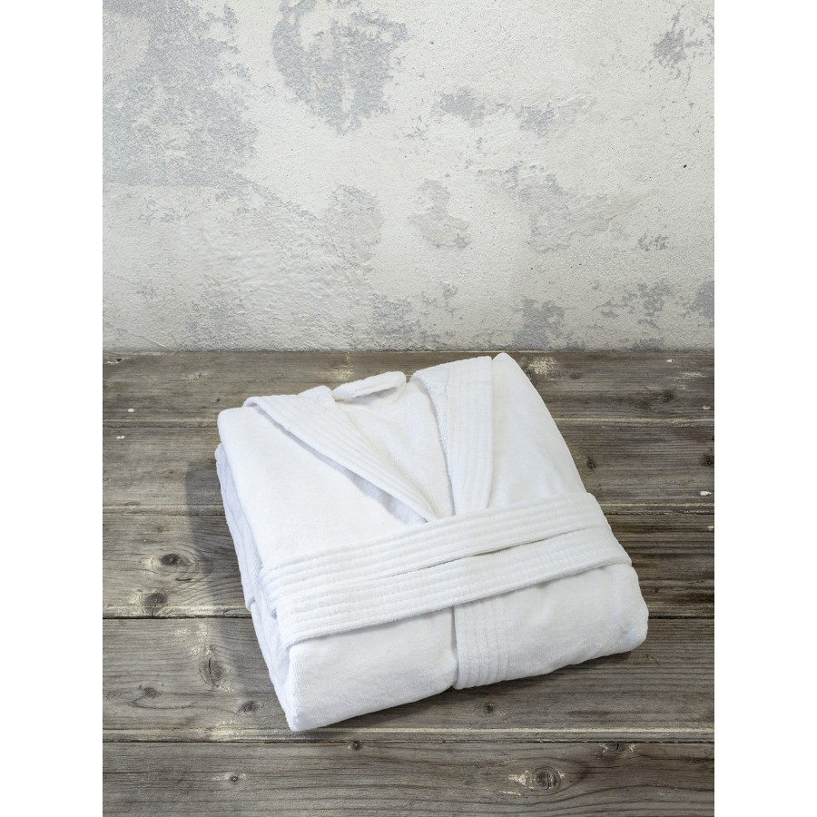 Nima Home Μπουρνούζι με κουκούλα Zen - Small - White Λευκό