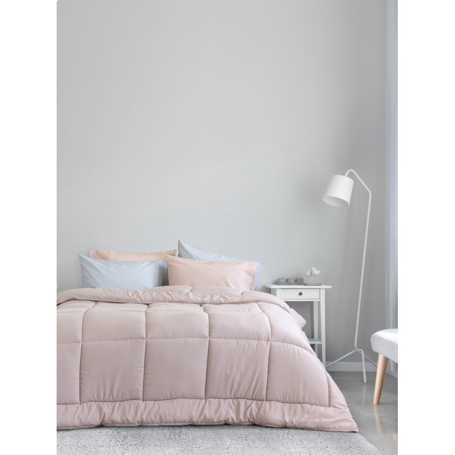 Nima Home Πάπλωμα Υπέρδιπλο 220x240 Abalone - Powder Pink Ροζ  o 220x240