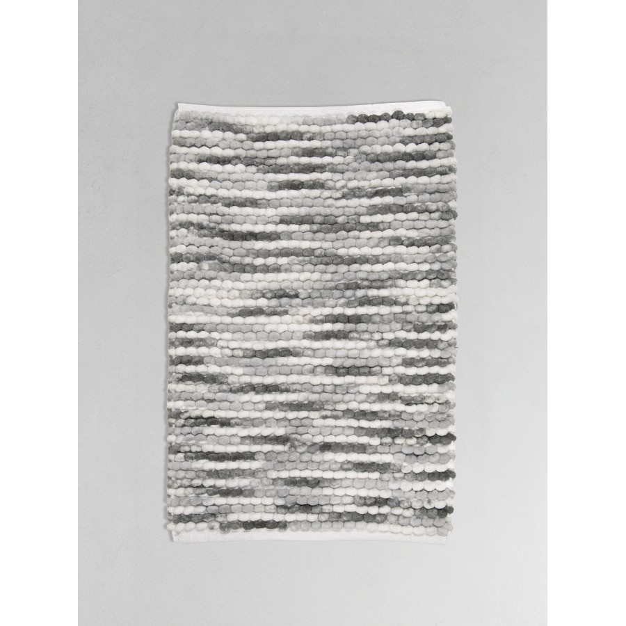 Nima Home Πατάκι Μπάνιου 50x80 - Splash Dark Gray Γκρι