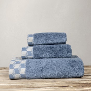 Nima Home Πετσέτα 50x100 Luxe - Denim Blue Μπλε
