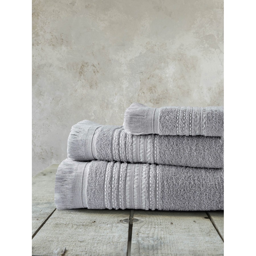 Nima Home Πετσέτα 50x90 - Allora Gray Γκρι