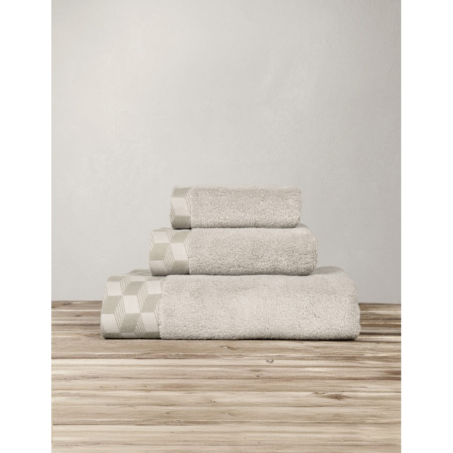 Nima Home Πετσέτα 90x145 Luxe - Light Taupe Μπεζ