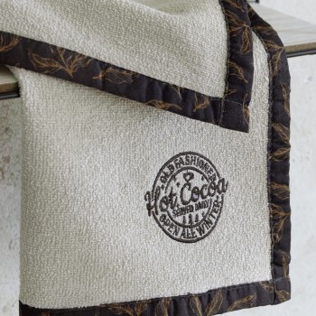 Nima Home Πετσέτα Κουζίνας 40x40 - Hot Cocoa Μπεζ