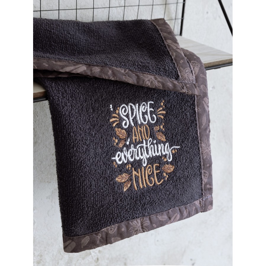 Nima Home Πετσέτα Κουζίνας 40x40 - Spice Καφέ
