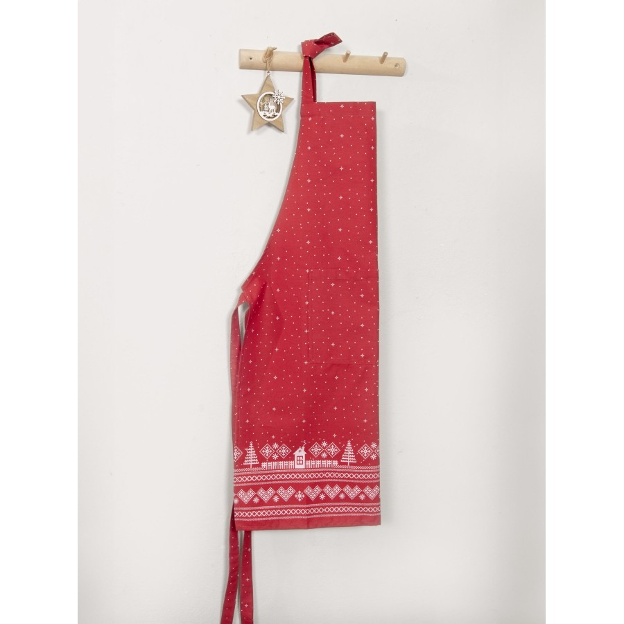 Nima Home Ποδιά Κουζίνας - Wonderland Κόκκινο