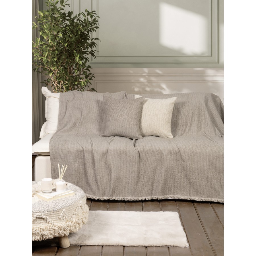 Nima Home Ριχτάρι 180x350 - Abrigo Cigar Brown Καφέ