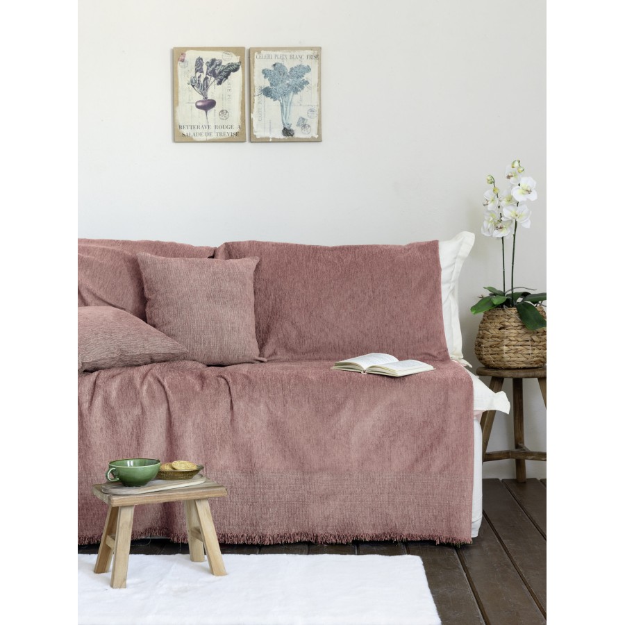 Nima Home Ριχτάρι 180x350 - Plain Earth Τερακότα