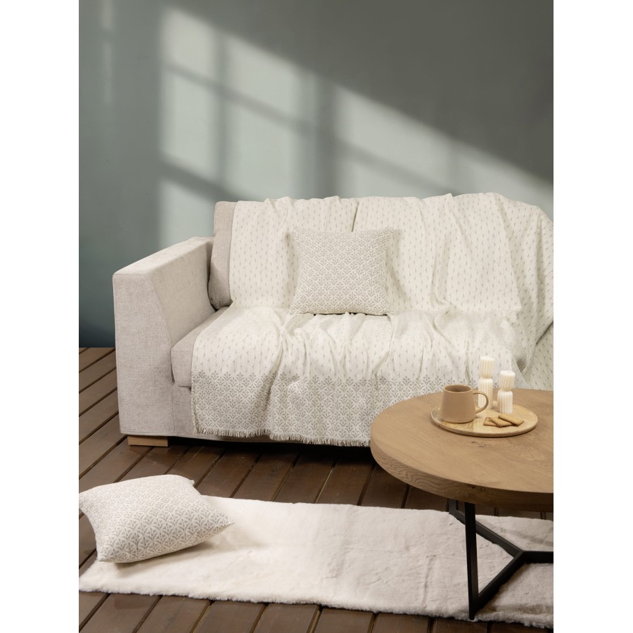 Nima Home Ριχτάρι 180x350 - Roselle Ivory Εκρού