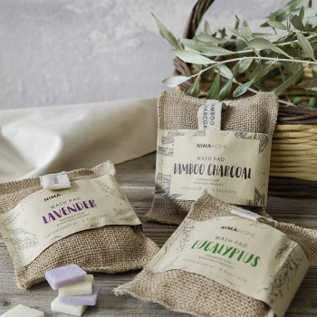 Nima Home Σαπούνι/Σφουγγάρι απολέπισης 140g Wash Pad - Eucalyptus