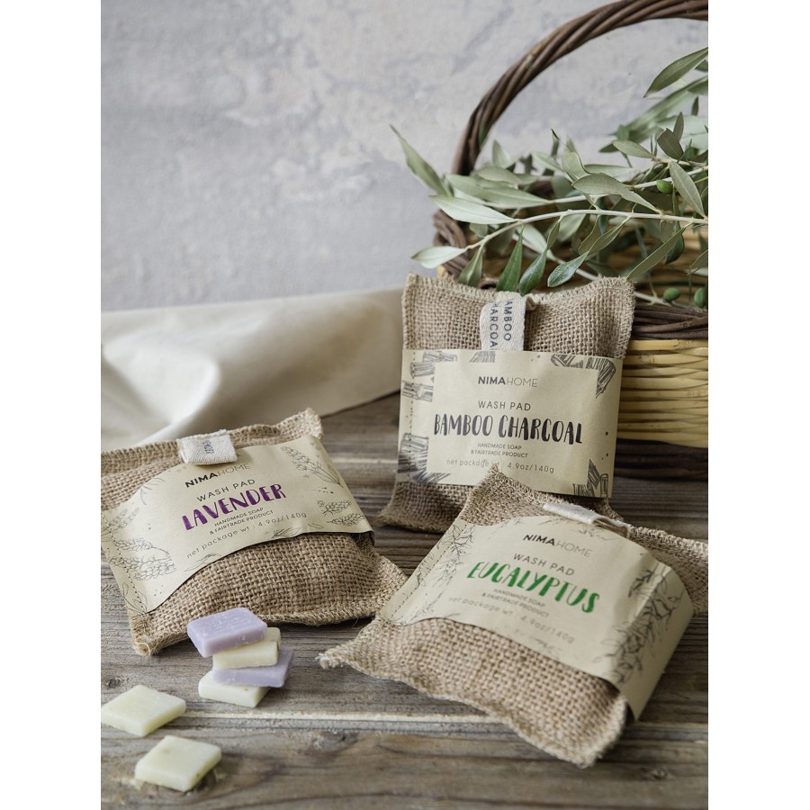 Nima Home Σαπούνι/Σφουγγάρι απολέπισης 140g Wash Pad - Eucalyptus