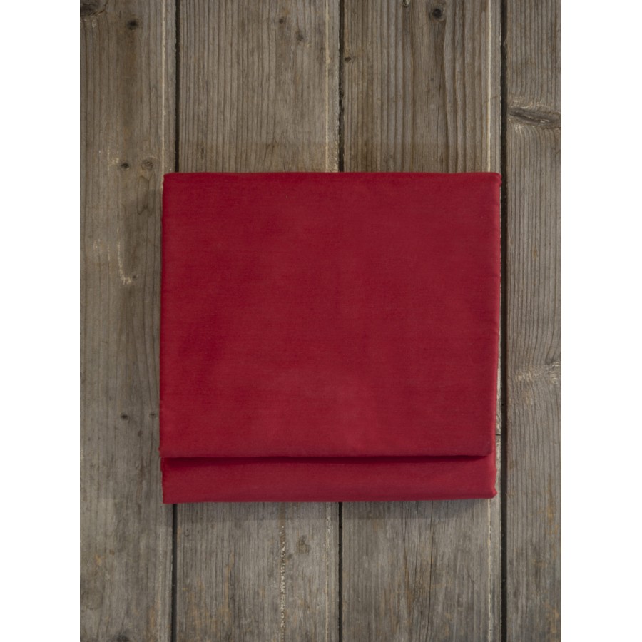 Nima Home Σεντόνι Μονό Superior Satin - Red Κόκκινο   160x260