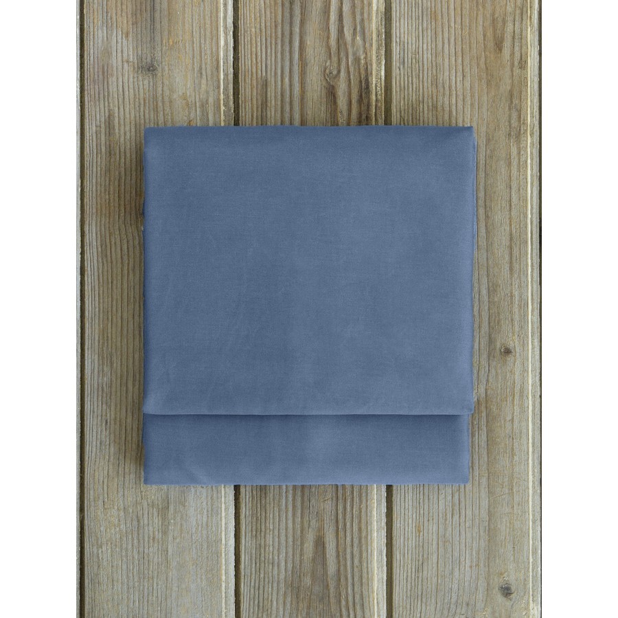 Nima Home Σεντόνι Υπέρδιπλο Superior Satin - Shadow Blue Μπλε   240x260