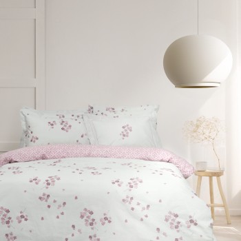 Nima Home Σετ Παπλωματοθήκη Γίγας - Roselle Γαλάζιο, Ροζ   (1 x 240x260 + 2    52x72+5)