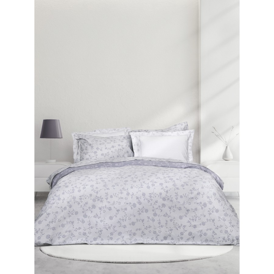 Nima Home Σετ Παπλωματοθήκη Γίγας - Sirena Γκρι, Λιλά   (1 x 240x260 + 2    52x72+5)