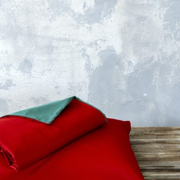 NIMA Home Σετ Παπλωματοθήκη Μονή Abalone - Red / Green Κόκκινο, Πράσινο   (1 x 160x240   50x70)