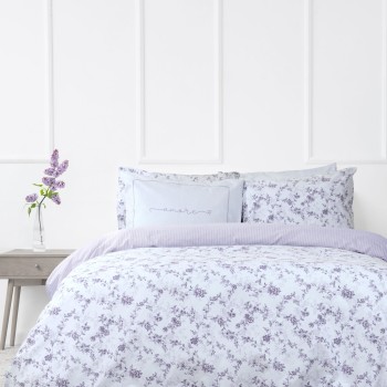 Nima Home Σετ Παπλωματοθήκη Μονή - Merlin Λιλά, Γκρι   (1 x 160x240   50x70)