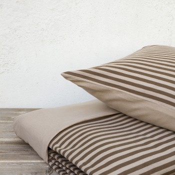 Nima Home Σετ Παπλωματοθήκη Μονή - Suave Brown Καφέ   (1 x 160x240   52x72)