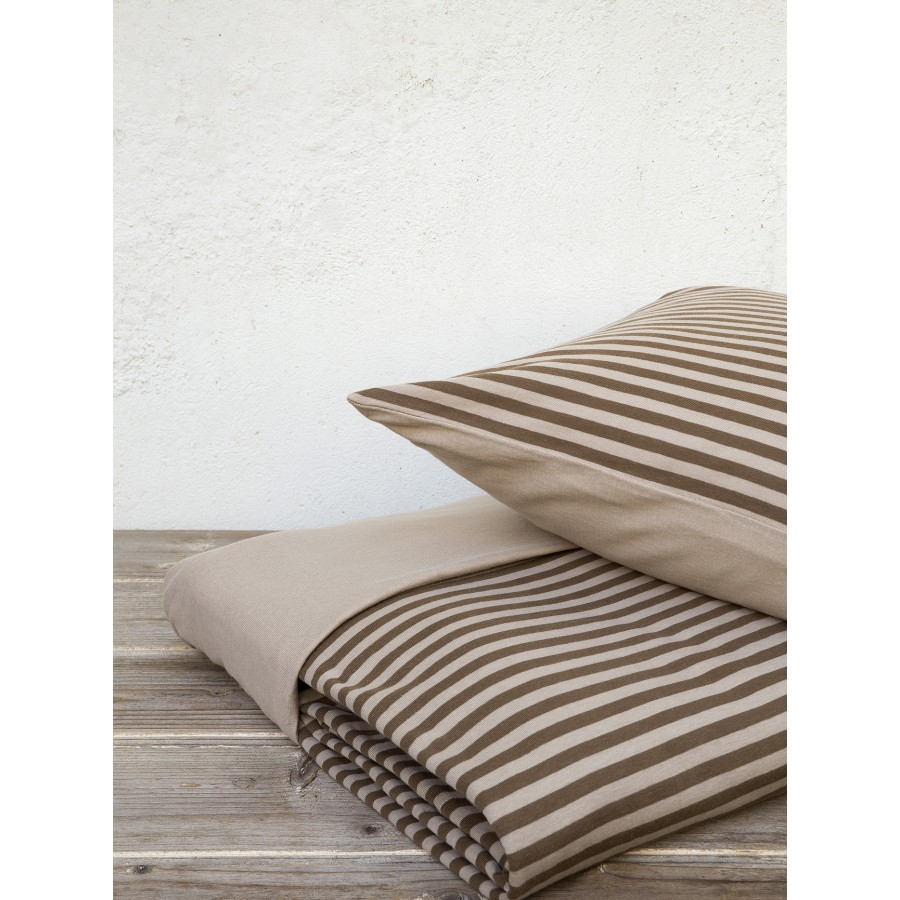 Nima Home Σετ Παπλωματοθήκη Μονή - Suave Brown Καφέ   (1 x 160x240   52x72)