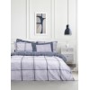 Nima Home Σετ Παπλωματοθήκη Μονή - Whilow Μπλε, Γκρι   (1 x 160x240     52x72+5)