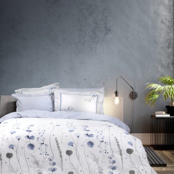 Nima Home Σετ Παπλωματοθήκη Υπέρδιπλη - Ameya Μπλε   (1 x 220x240 + 2    52x72+5)