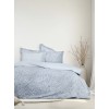 Nima Home Σετ Παπλωματοθήκη Υπέρδιπλη - Mocca Μπλε, Γκρι   (1 x 220x240 + 2    52x72+5)