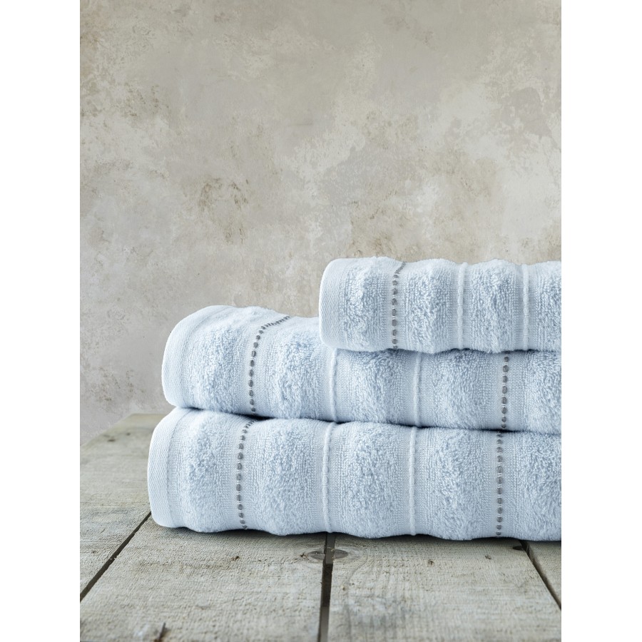 Nima Home Σετ Πετσέτες (30x50 + 50x90 + 70x140) - Aura Light Blue Γαλάζιο