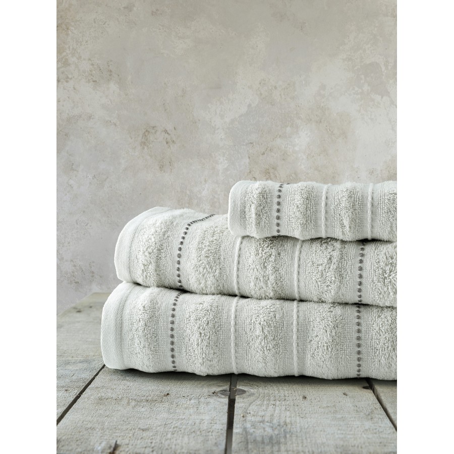 Nima Home Σετ Πετσέτες (30x50 + 50x90 + 70x140) - Aura Light Gray Γκρι