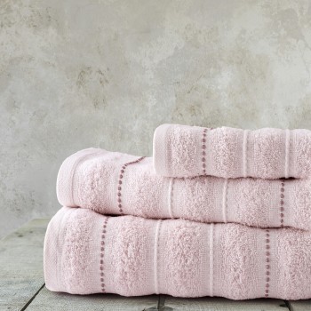 Nima Home Σετ Πετσέτες (30x50 + 50x90 + 70x140) - Aura Pink Ροζ