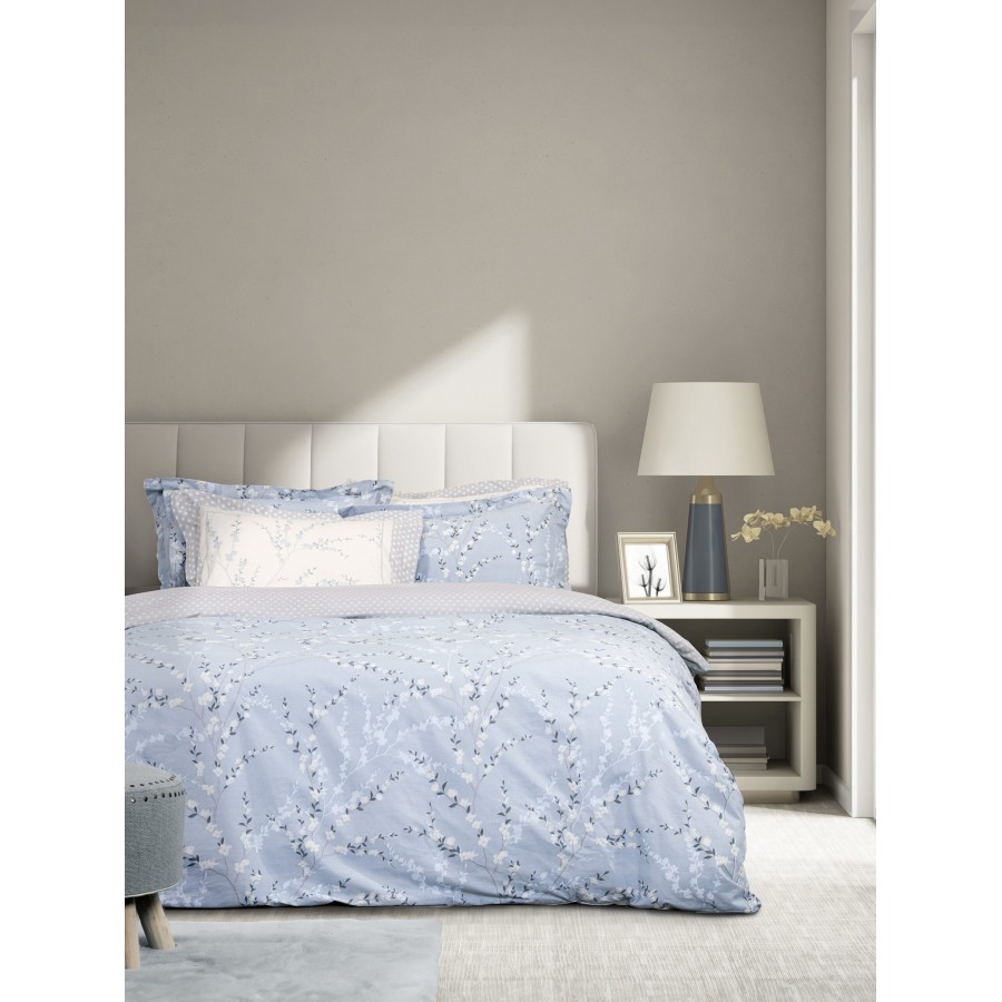 Nima Home Σετ Σεντόνια Υπέρδιπλα - Inverno Μπλε   (2 x 240x260 + 2    52x72+5)