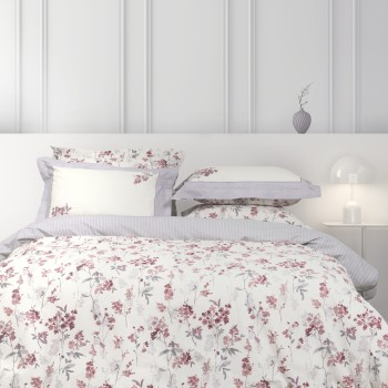 Nima Home Σετ Σεντόνια Υπέρδιπλα - Tessa Ροζ, Μπεζ   (2 x 240x260 + 2    52x72+5)