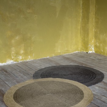 Nima Home Στρογγυλό Χαλί Δ150 - Bergren Beige Μπεζ