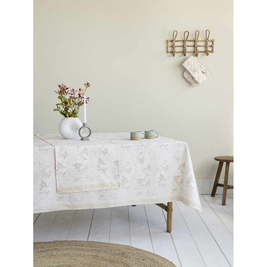 Nima Home Τραπεζομάντηλο 150x220 - Foliage Μπεζ