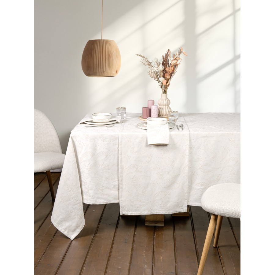 Nima Home Τραπεζομάντηλο 160x265 - Flow Beige Μπεζ