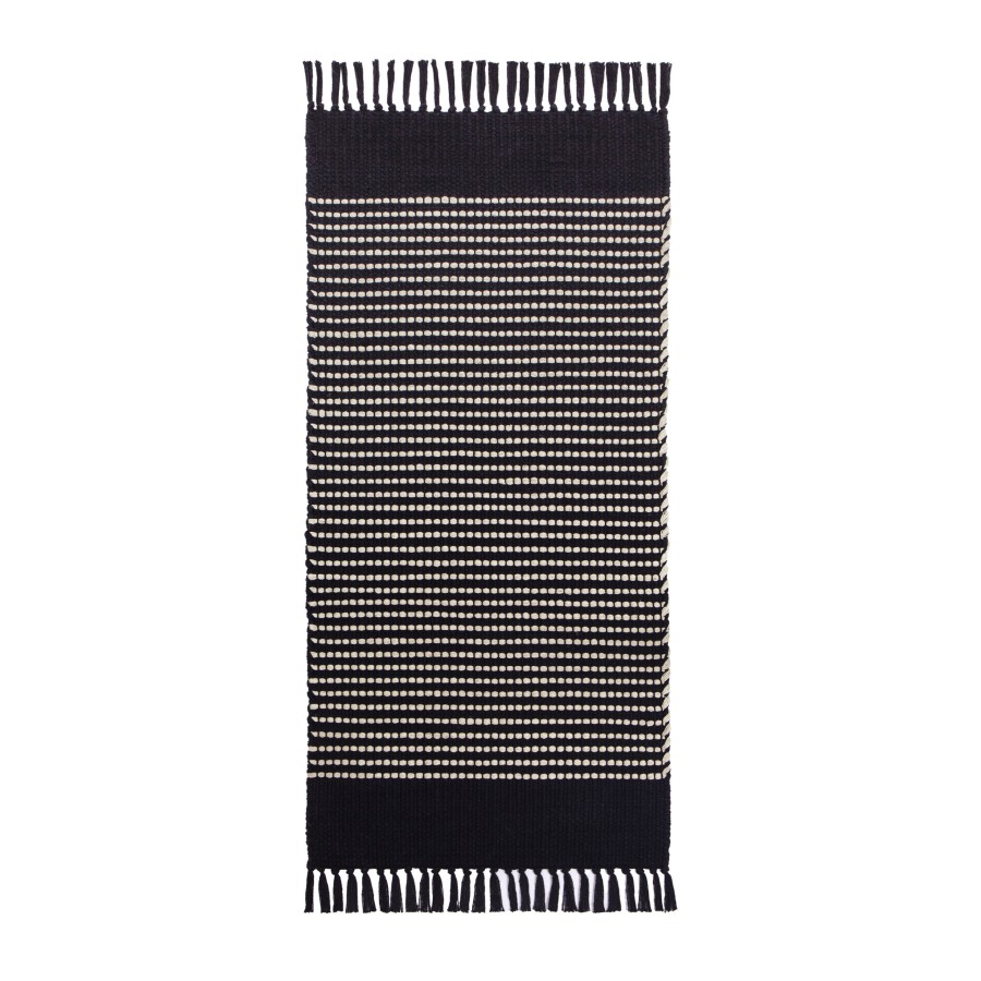 Nima Home Χαλάκι 60x130 - Issa Black Μαύρο