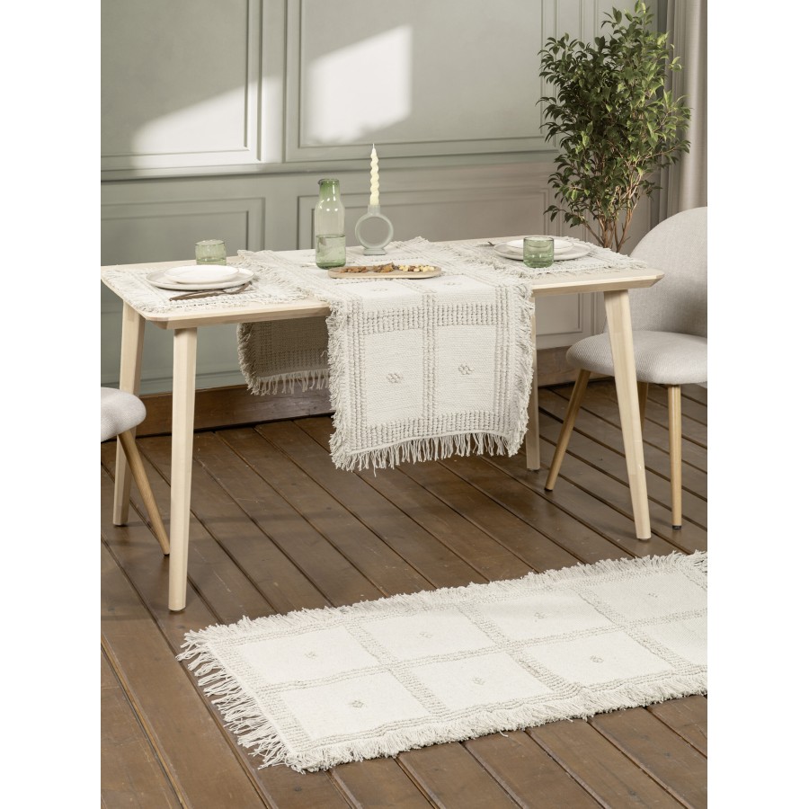 Nima Home Χαλάκι 60x130 - Liora Εκρού