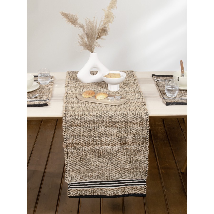 Nima Home Runner 45x150 - Ray Μπεζ, Mαύρο